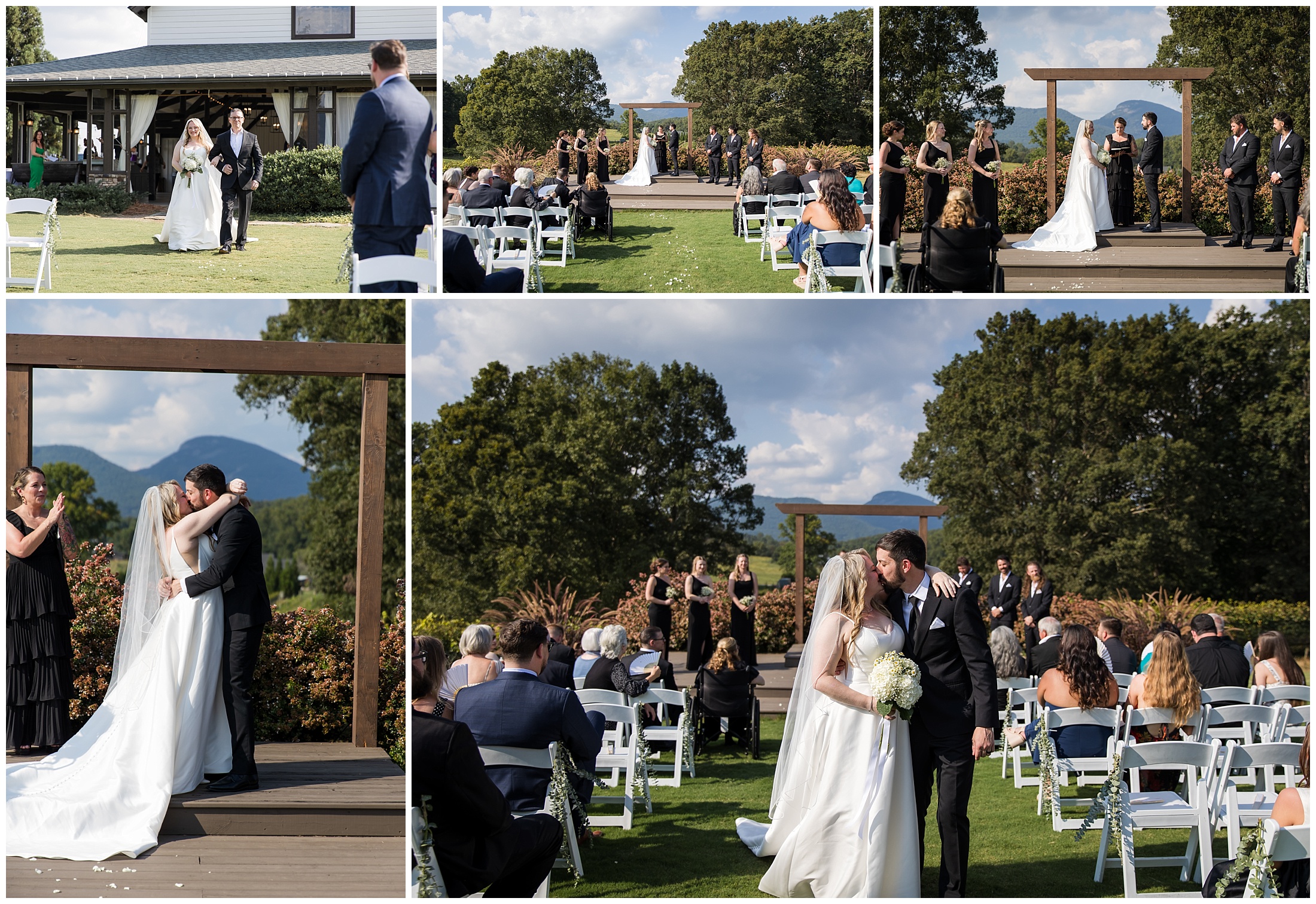 Ceremony photos at Cenita Venue