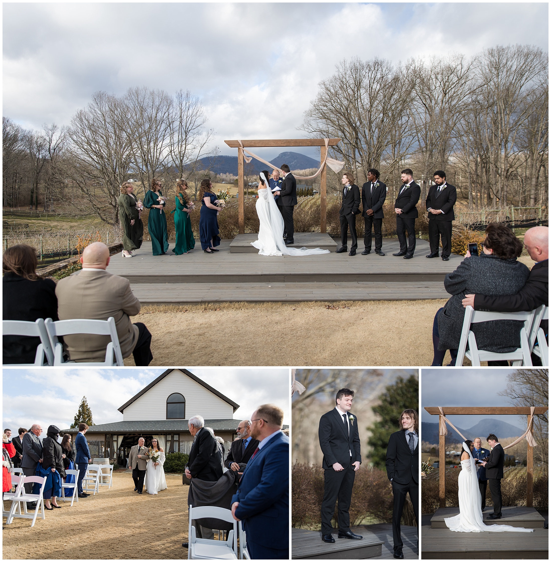Ceremony photos at Cenita Venue
