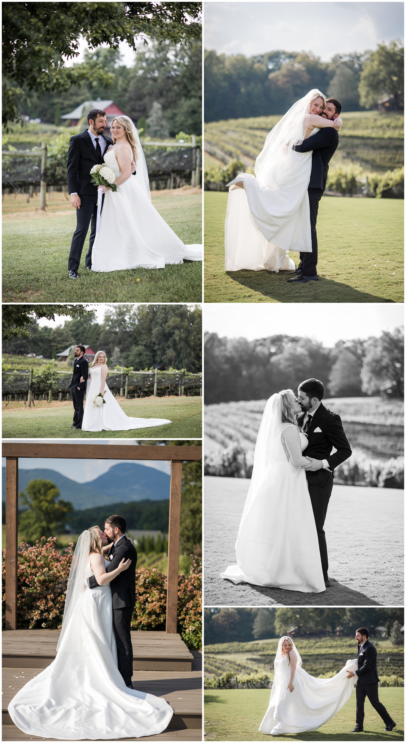 Bride and groom portraits at CeNita Venue