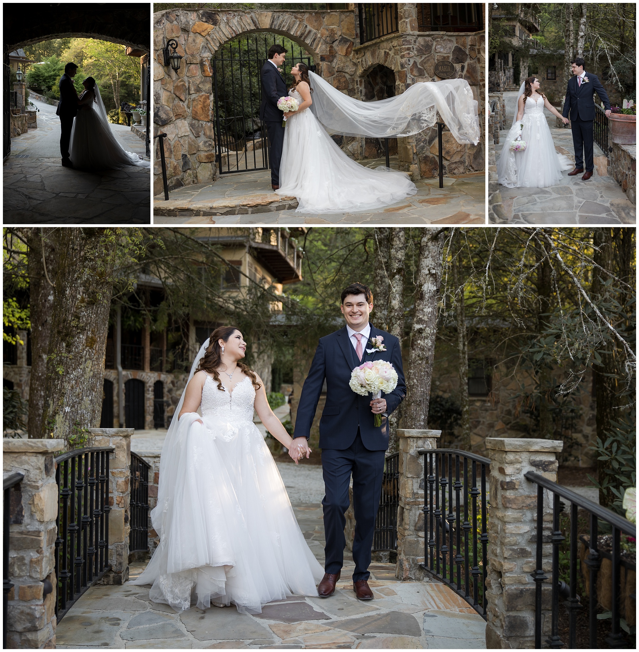 Chota Falls wedding portraits of a bride and groom