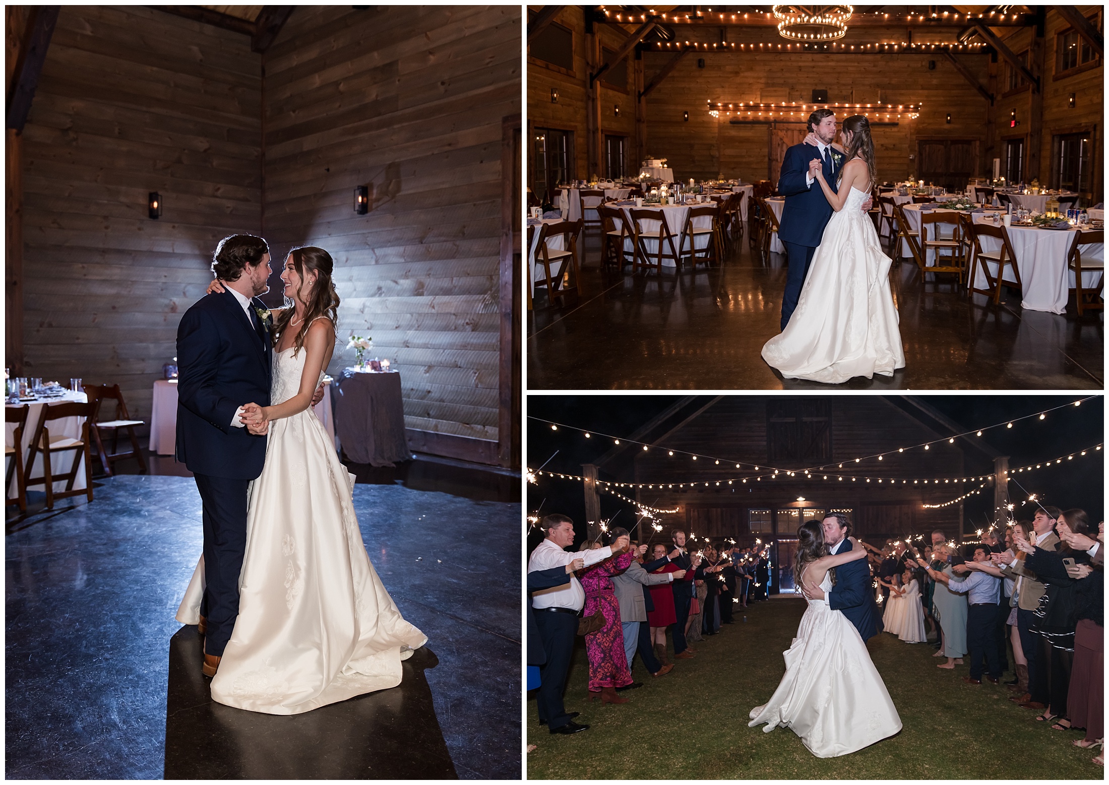 Reception dancing photos at Conley Creek Events