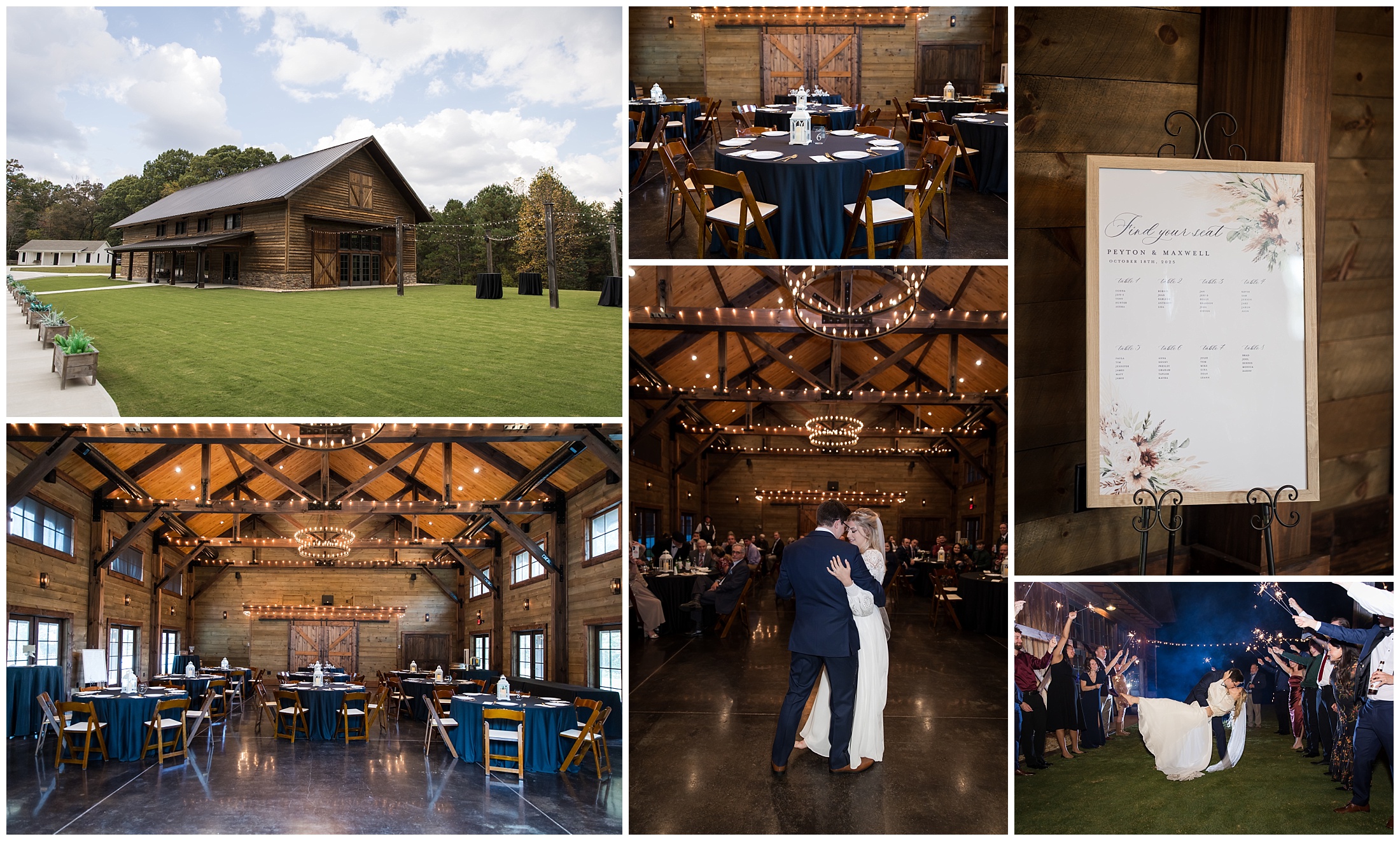 Reception photos at Conley Creek Events