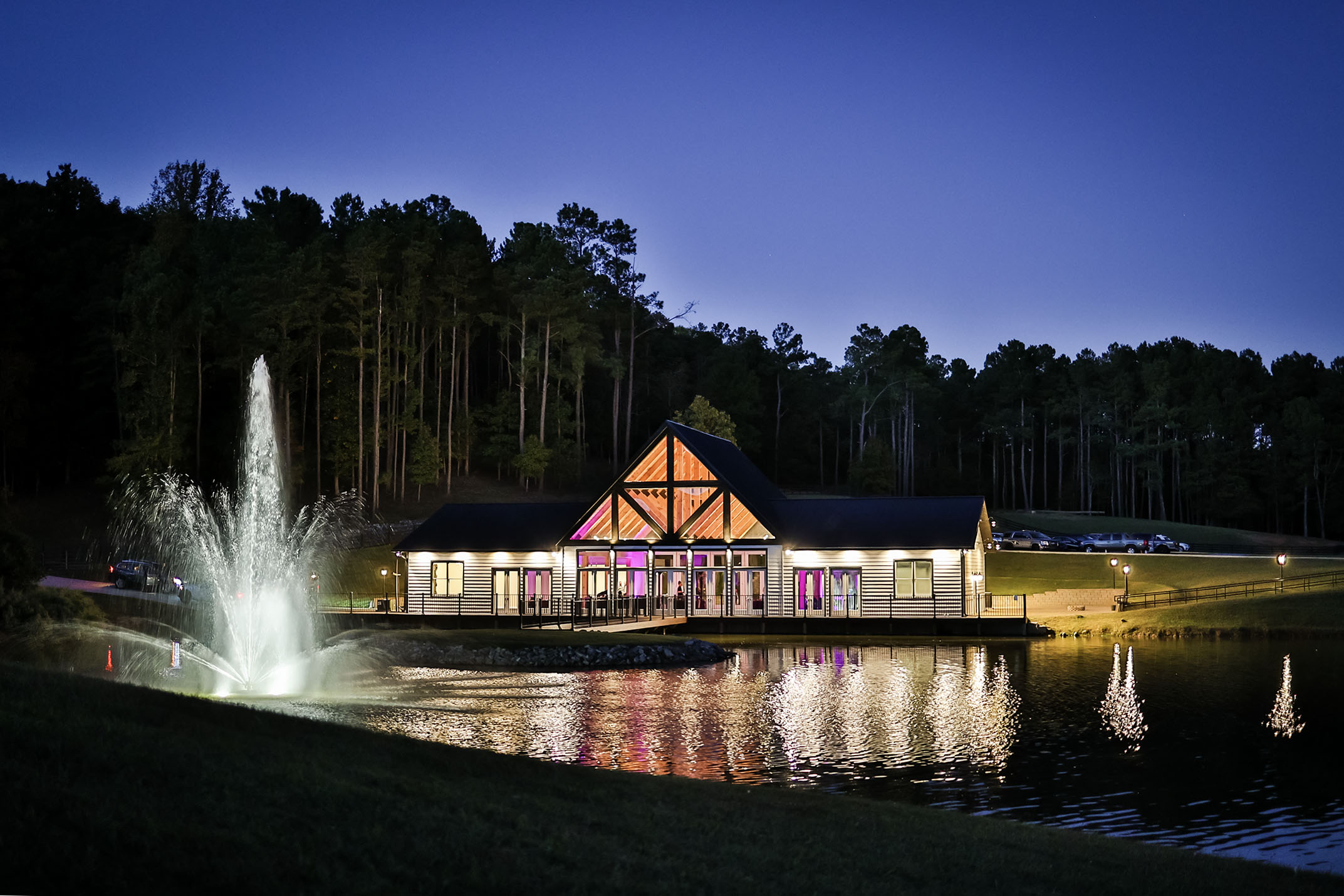 Swan Lake Overlook photograph at night