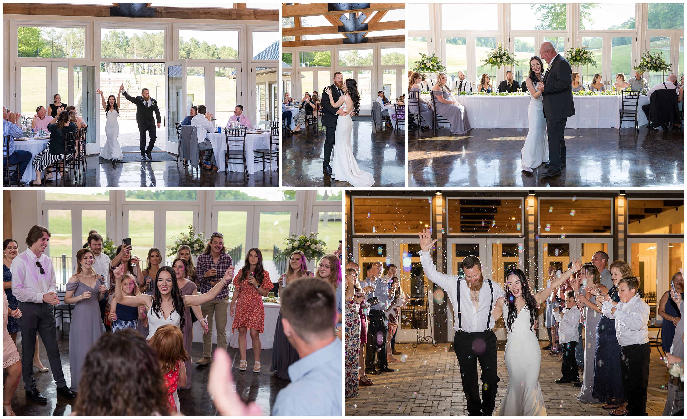 Photos of a Swan Lake Overlook reception