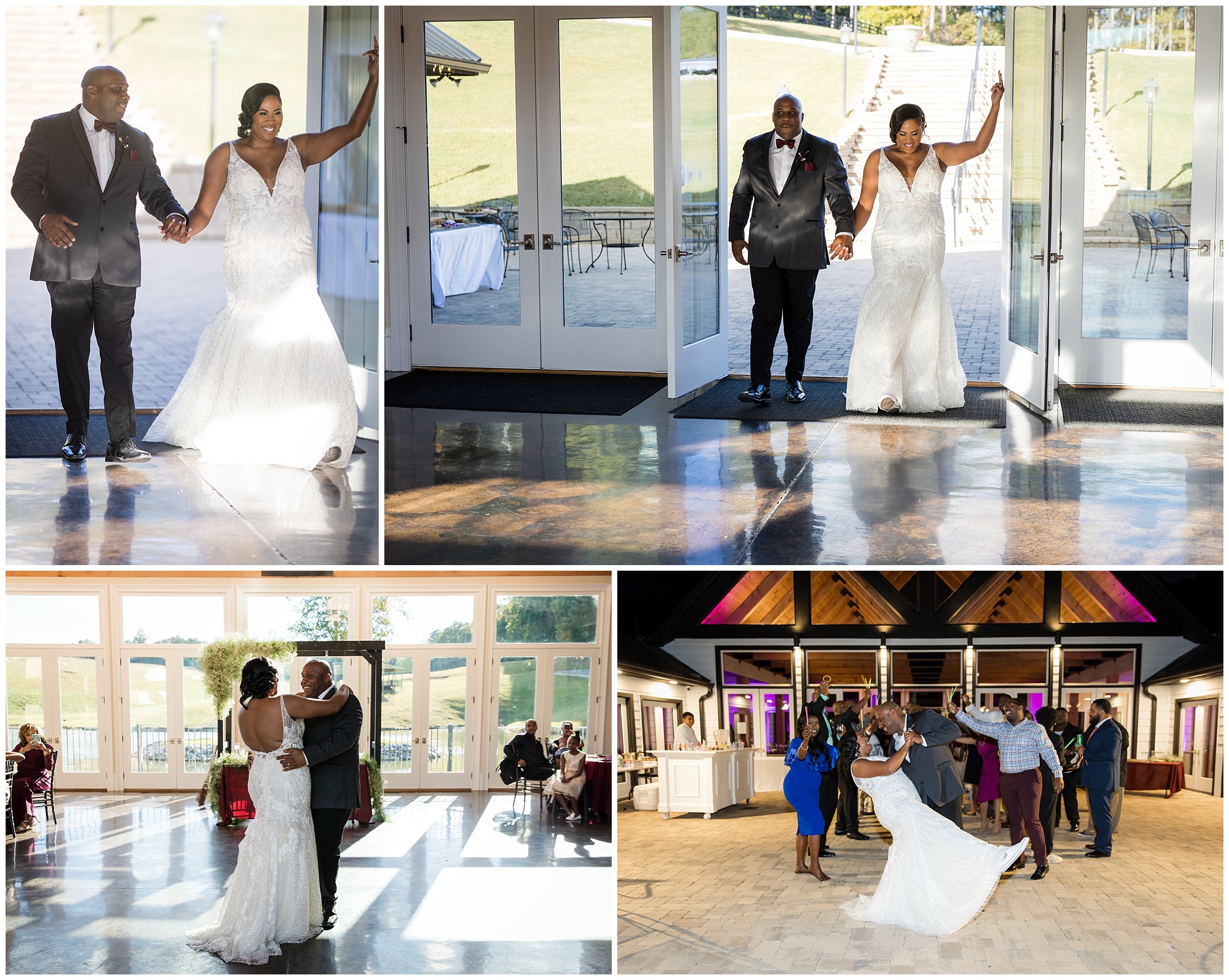 Photos of a Swan Lake Overlook reception