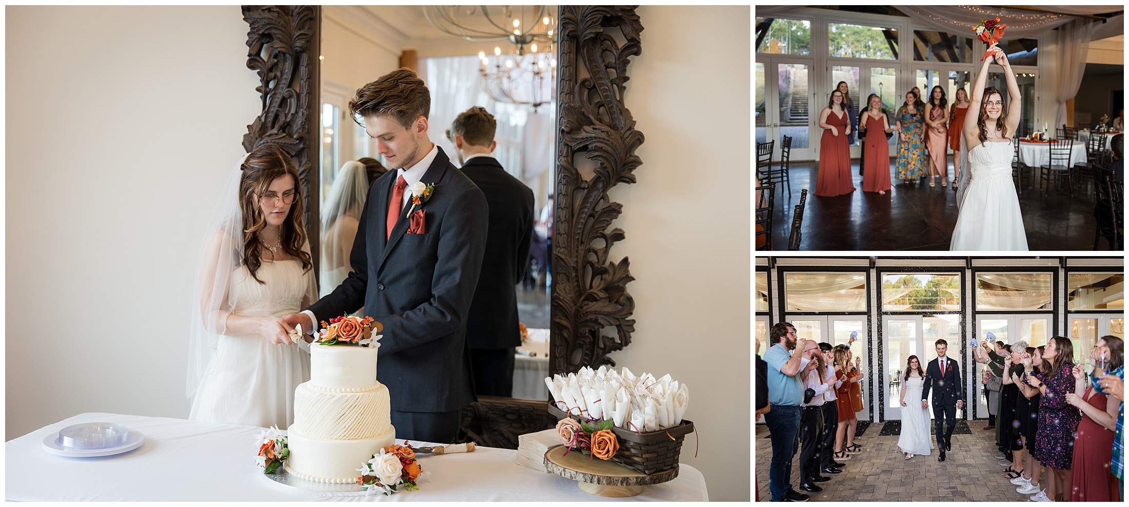 Photos of a Swan Lake Overlook reception