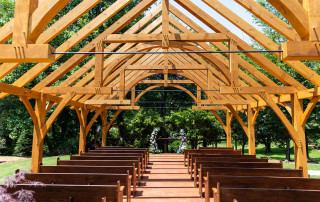photo of the Garden Cottage Event Co ceremony site