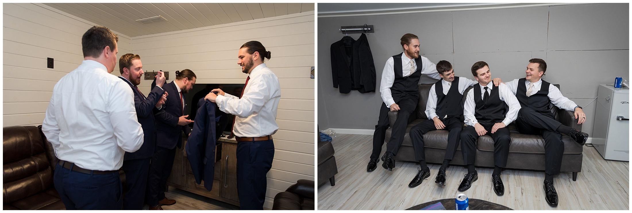 Groom's room at White Laurel Estate